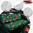 thumbnail image 6 of Yuyamidu Colorful Lights UTV Seat Covers Green Christmas UTV Front Bench Seat Cover Compatible with Kawasaki Mule 3000 3010 3020 4010 Removable Split Seats Covers Easy to Clean, 6 of 7