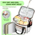 thumbnail image 2 of Tirrinia Insulated Cooler Bag-24 Cans Portable Collapsible Soft Sided Ice Chest, Leak-Proof, 2 of 7
