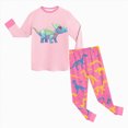 thumbnail image 5 of HFHAPW Toddler Girl Boys Kids Pajamas Funny Graphic Pjs Long Sleeve Snug fit 2pcs Jammies, 5 of 5