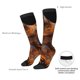 thumbnail image 4 of Balery Gold Flame Pattern Wolf Calcetines novedosos Calcetines deportivos Calcetines hasta la rodilla Calcetines de algodón Calcetines originales y geniales, 4 of 6