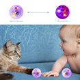 thumbnail image 3 of Zickupy Juguete para Mascotas: 4 Pelotas LED Brillantes para Gatos, 3.5 cm, 3 of 8