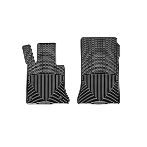 WeatherTech All-Weather Floor Mats compatible with 2010-2012 Mercedes GLK-Class - 1st Row (Driver & Passenger), Black