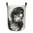 thumbnail image 1 of ZICANCN Laundry Basket Organizer, Woman Portrait Beauty Collapsible Hamper for Bathroom Bedroom Laundry Room, Small Size, 1 of 7