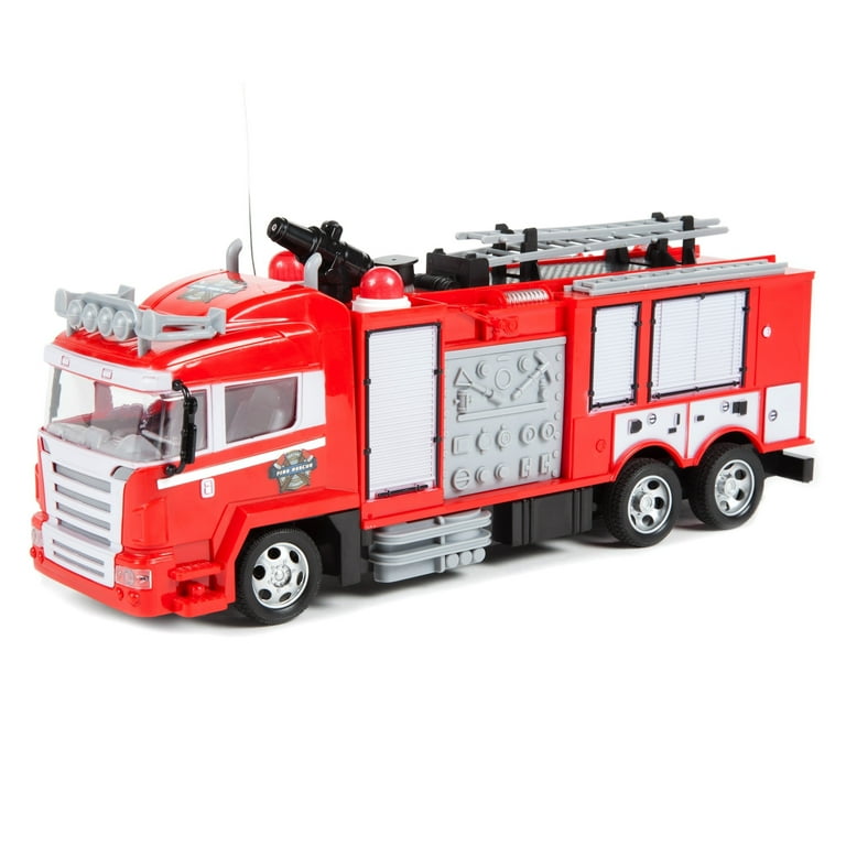 1:18 BIG R/C FIRE ENGINEラジコン Amazon.com: Liberty Imports RC Fire Truck - Big Remote