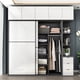 thumbnail image 2 of Lock Drawers Wardrobe Glides White Mirror European Novelty Near Bed Plate Rack Large Capacity Closet Kids Gardrop Home Furniture My Lux Decor Round, 2 of 21