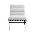 thumbnail image 6 of Meridian Furniture Burke Cream Boucle Fabric Accent Chair, 6 of 8