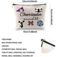 thumbnail image 2 of Cheerleading Gift Cheerleader Survival Kit Portable Travel Accessories Toiletry Bag Makeup Bag, 2 of 5