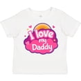 thumbnail image 3 of Inktastic I Love My Daddy Girls Girls Toddler T-Shirt, 3 of 5