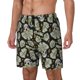 thumbnail image 1 of Balery Skull with Dollar Bañador para hombre, shorts de playa de secado rápido con entrepierna y forro de compresión-Medium, 1 of 6