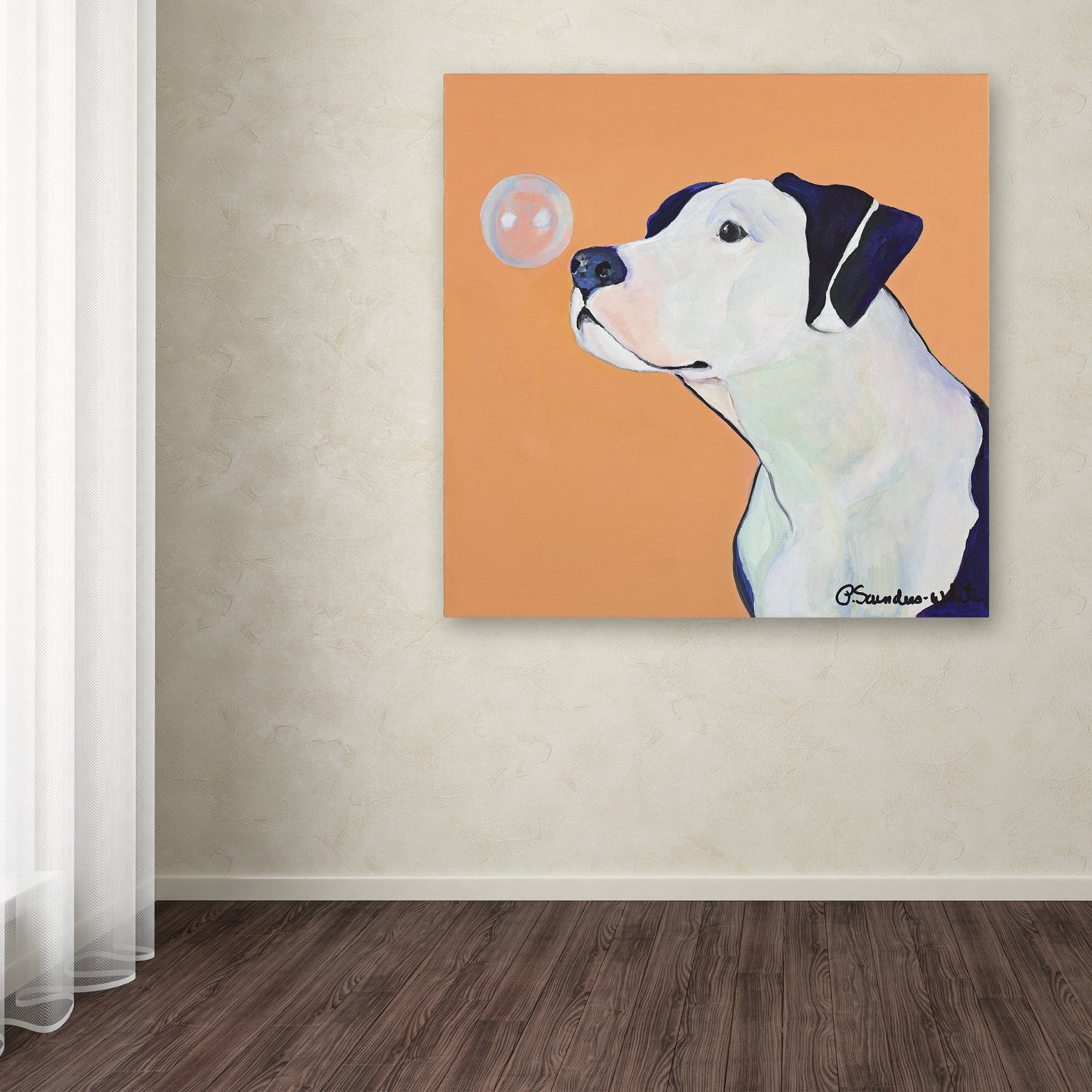 Trademark Fine Art "Fascination" Canvas Art by Pat Saunders-White