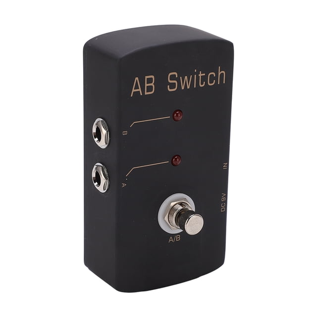 AB Switch Effect, Monoblock Effects Pedal Acabado De Pintura Tono Transparente Para Guitarra Eléctrica Cergrey AB Switch Pedal