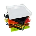 thumbnail image 2 of R16 Home AVT02-ORNG Neon Orange Lucite Tray - Large, 2 of 3