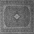 thumbnail image 1 of Ahgly Company Indoor Square Medallion Gray Traditional Area Rugs, 5' Square, 1 of 1