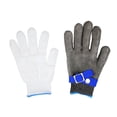 thumbnail image 2 of Guante Guantes de malla metálica Manopla de seguridad a prueba de puñaladas Reparación de alambre Suministros de protección para las manos, 25,5 cm Advancent  JJ14600-02B, 2 of 7