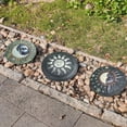 thumbnail image 4 of OIUR Garden Stepping Stone Glow-in-The-Dark Butterfly Insect Resin Garden Stone Moon Sun Star Stepping Stone for Patio Lawn, 4 of 7