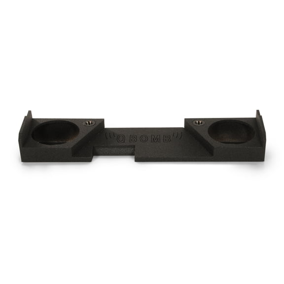 QPower QBGMC10 2014 DCAB Underseat Downfire 10 Inch 2 Hole Subwoofer Box