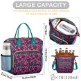thumbnail image 5 of Pioneer Flower Floral Print Pattern Womens Lunch Box for Work,Insulated Large Lunch Bag for Tween and Teen,Loncheras Para Mujer,Leakproof Adult Lunch Bag for Work,Beach,Travel,Picnic,Camping, 5 of 7