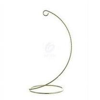 8" TWISTED METAL WIRE HOOK STAND. - Christmas Ornament