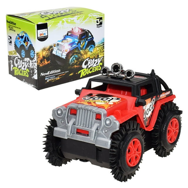 DPTALR Seau à Bascule Double Face Télécommande Voiture de Cascade Jouets Électriques