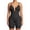 Black, variant on Women's Fajas Shapewear Seamless Bodysuit Double-Layer Tummy Control Zip-Up Body Shaper Waist Defining