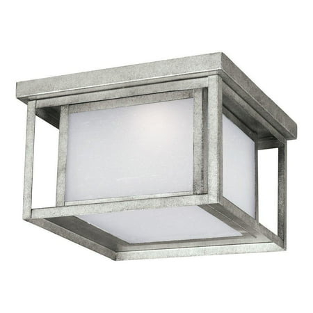 Sea Gull Lighting 7903991s 57 Hunnington Led Outdoor Flush Mount Sea Gull Lighting 7903991s 57 Hunnington Led Outdoor Flush Mount Ceiling Light With Etched Seeded