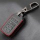thumbnail image 3 of Funda protectora de cuero genuino para llave inteligente de 5 botones para Honda Civic Accord Pilot CRV 2015 2016 2017 2018, 3 of 3