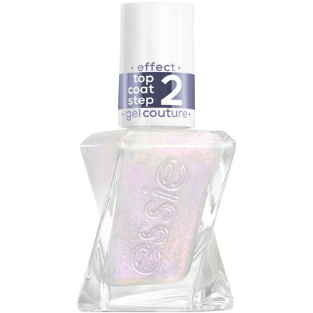 gel couture by essie gel-like nail polish, vegan, metallic glaze, blushed metal, 0.46 fl oz