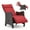 Wine Red, variant on HOMREST Outdoor Recliner Chair for Patio,Outdoor Recliner Chair with Ergonomic Backrest Removable Cushion, Patio Recliner Chair for Porch Garden,Light-Grey