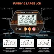 Naipo Metal Detector 3 Modes Black LCD Display Battery Metal Detector 24-45 Adjustable Metal Finder for Adults and Kids, 3 Audio Tone & DISC Modes, Gift