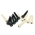 thumbnail image 3 of Plastic Acoustic Guitar Bridge Pin Bridge Saddle And Nut String Pin Black, 3 of 7