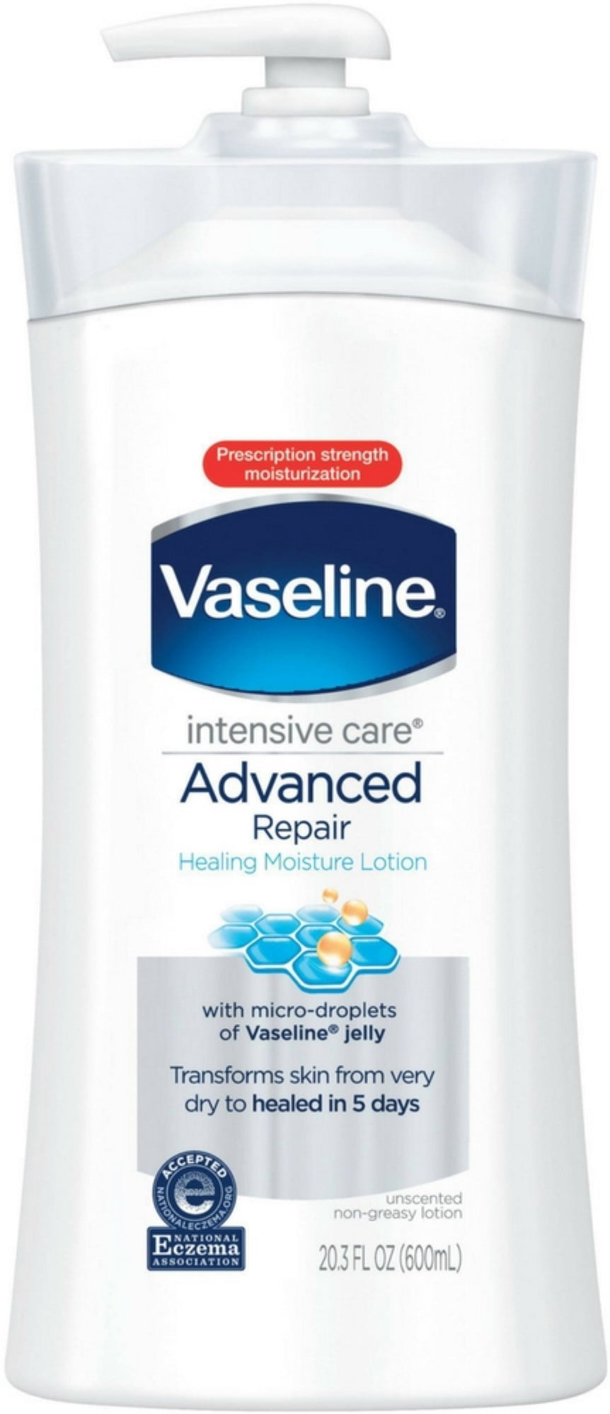 Vaseline Intensive Care Advanced Repair Unscented Healing Moisture