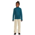 thumbnail image 2 of Wonder Nation Girls Lettuce Edge Mock Neck Top, Sizes 4-18 & Plus, 2 of 5