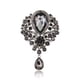 thumbnail image 2 of Broche colgante de cristal para mujer, accesorio con ramillete de aleación de diamantes de imitación, 2 of 6