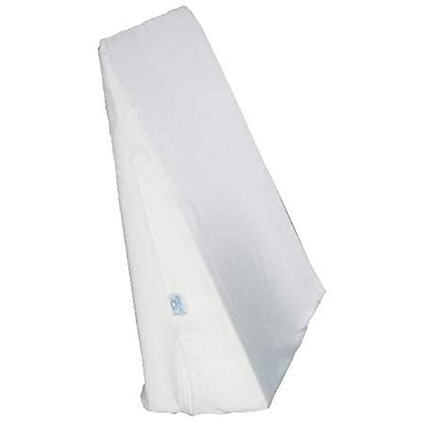 Cover for Bed Wedge Pillow, 24" x 24" x 71/2", White