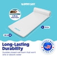 thumbnail image 3 of TRC Recreation Sunsation 1.75" Thick Foam Pool Float Lounger w/ Headrest, 3 Pack, White, 3 of 7