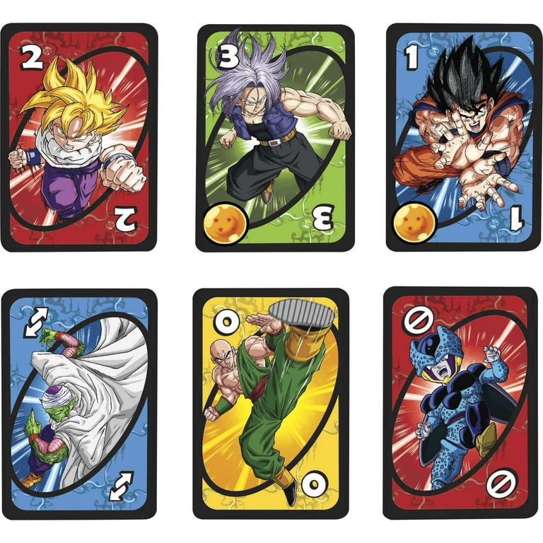 Mattel Games UNO Dragon SSF20 Ball Z Card Game for Family Night Featuring Deck with TV Show-Themed Graphics & Special Rule for 2 for 10 Players - Walmart.com Mattel Games UNO Dragon SSF20 Ball Z Card Game for Family Night Featuring Deck with TV Show-Themed Graphics & Special Rule for 2 for 10 Players - Walmart.com