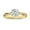 Yellow Gold, variant on IGI Certified 0.75 Carat Round Lab Grown White Diamond Solitaire Intertwined Strands Engagement Ring for Women in 10K Solid Yellow Gold, Size 7