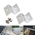 thumbnail image 2 of 4pcs Aluminium Solar Panel Z Bracket Mount Mounting Fixing Kit For Rv Boat Roof Niuniu, 2 of 3