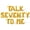 Gold, variant on Letter Balloons - TALK SEVENTY TO ME 16" Inch Alphabet Letters Foil Mylar Balloon 70th Birthday Party Banner (Black)