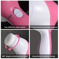 thumbnail image 5 of Electric Facial Cleansing Brush System Battery Operated Face Cleanser Spin Massager w/ 5 Heads, 5 of 7