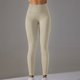 thumbnail image 5 of Pantalones de yoga ajustados de talle alto con efecto lifting para mujer, de punto sin costuras y jacquard de lunares - Nailon/spandex, para deporte/fitness - Tallas S a L, 5 of 8