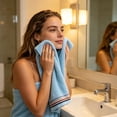 thumbnail image 6 of WDOBM Reusable Washcloths, Extra Large Pure Soft Quick‑Dry Absorbent Towel, Highly Absorbent Quick Dry Machine Washable, Lightweight Sport Towels for Bathroom Salon, 6 of 7