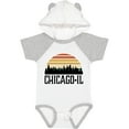 thumbnail image 3 of Inktastic Chicago Illinois Skyline Vintage Boys or Girls Baby Bodysuit, 3 of 5