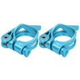 thumbnail image 1 of 2PCS Sturdy Durable 31.8MM Bicycle Tube Clamp, Bicycle Seatpost Clip, For Bicycle Pipe Clamps Cycling Accessory Riding Bike Seatpost Tube Mountain Bike Red,Black,Blue,Gold, 1 of 8