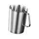 thumbnail image 1 of Jarra medidora de acero inoxidable para mezclar en la cocina, jarra para espumar leche 2000 ml, 1 of 7