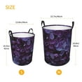 thumbnail image 5 of Easygdp Lilac Large Dirty Clothes Hamper, Lightweight Storage Basket, Household Laundry Bag with Handle - Medium, 5 of 8