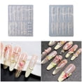 thumbnail image 2 of Multiple Pattern Silicone Stencils Raised Nails Art Embellishments Floral Lace Bowknot Designs Jewelry Making Tools, 2 of 9