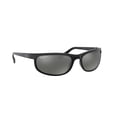 thumbnail image 6 of Ray-Ban Unisex Size 62 Rectangular Predator 2 Sunglasses with Case, Black/Dark Gray, 6 of 7