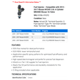 thumbnail image 2 of Fuel Injector - Compatible with 2013 - 2017 Nissan NV200 2.0L 4-Cylinder MR20DE Nissan 16-Valve 2014 2015 2016, 2 of 2
