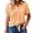 Orange -CC37, variant on Womens Gauze Shirts Button Down Dress Shirts Casual Short Sleeve Textured Collared Summer Work Blouse Camping Clothes 2026 Mint Green S